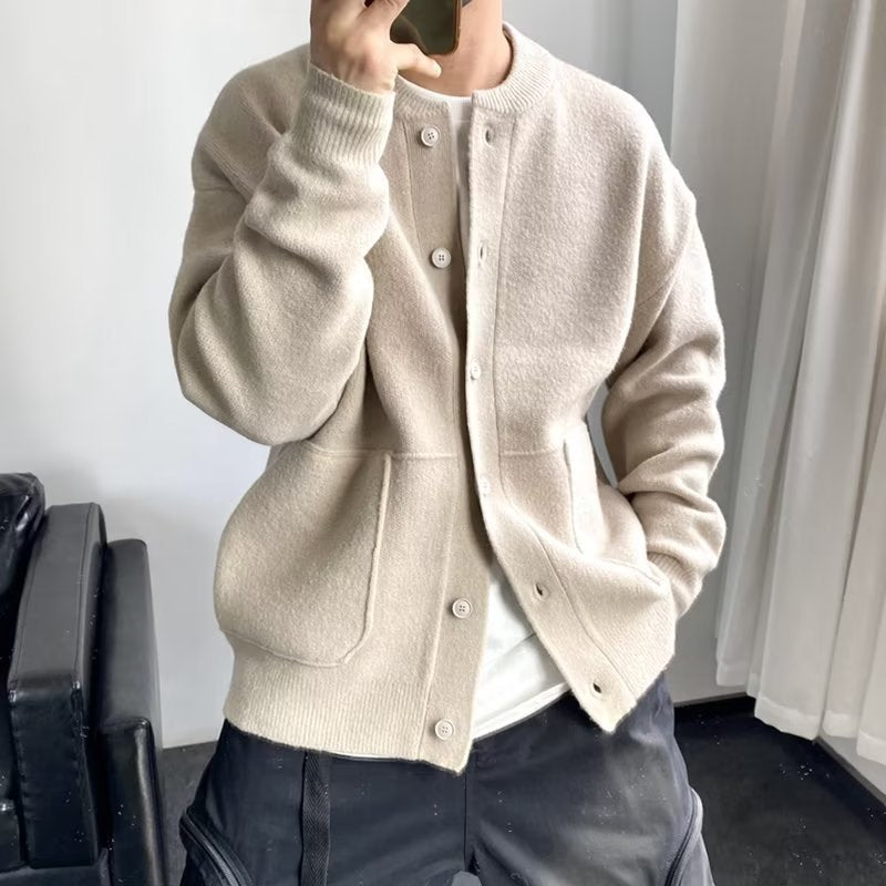Ibrahim – Gemütliche Strickjacke Herren Lässig Bequem