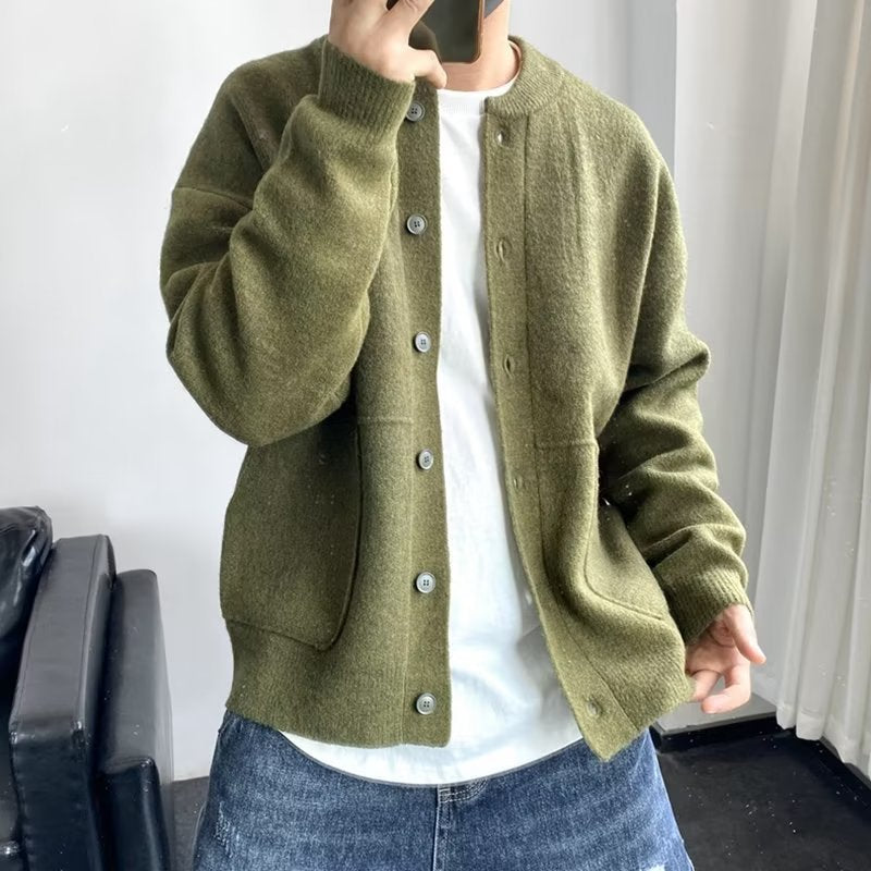 Ibrahim – Gemütliche Strickjacke Herren Lässig Bequem