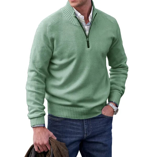 Florian – Warmer Zipper-Pullover Herren Winter