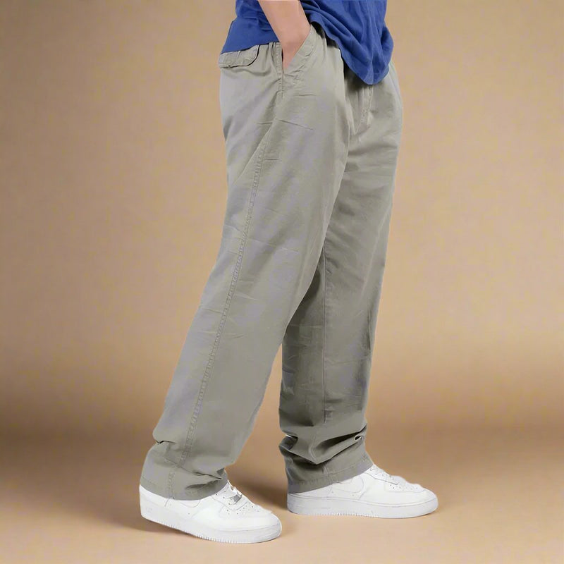 Cyrano - Herren Chinohose mit elastischem Bund Baggy