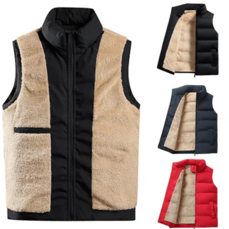 Julius – Herren Bodywarmer Winter Ärmellos Praktisch