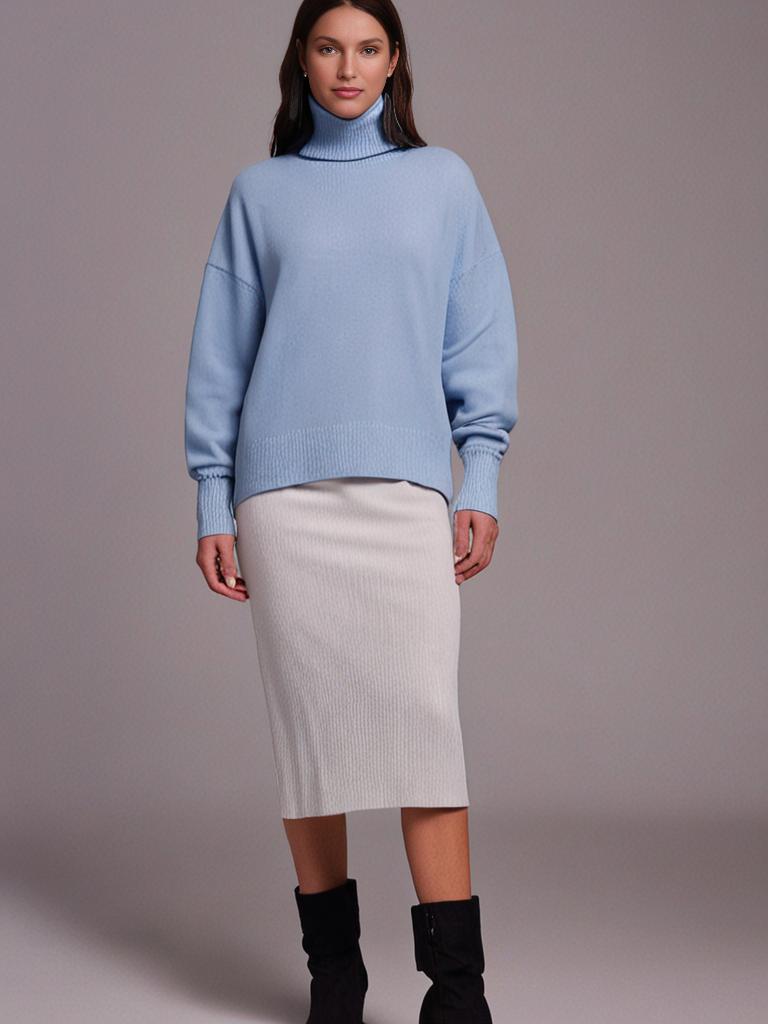 Elora – Oversize-Rollkragenpullover