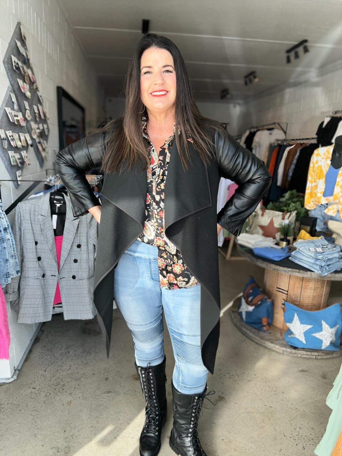 Erna - Damen Modejacke Stylisch Modern und Bequem