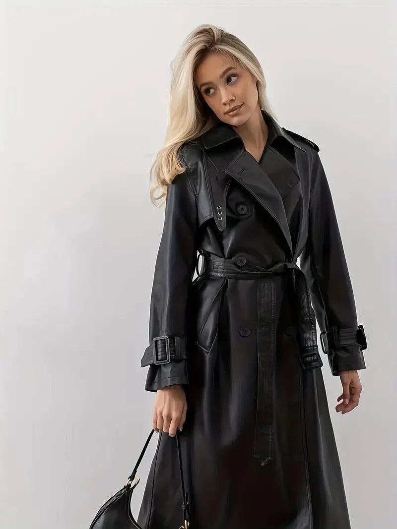 Hermina – Eleganter Damen Trenchcoat Modern Stilvoll