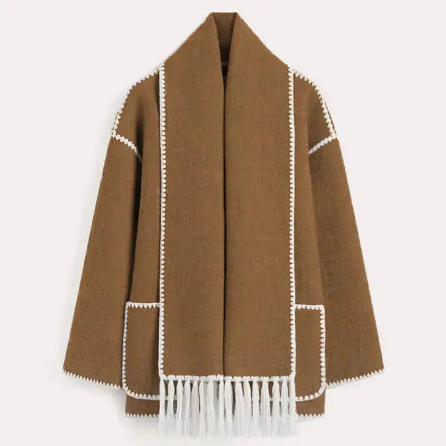 Regina - Damen Winter Jacke Schalkragen Warm