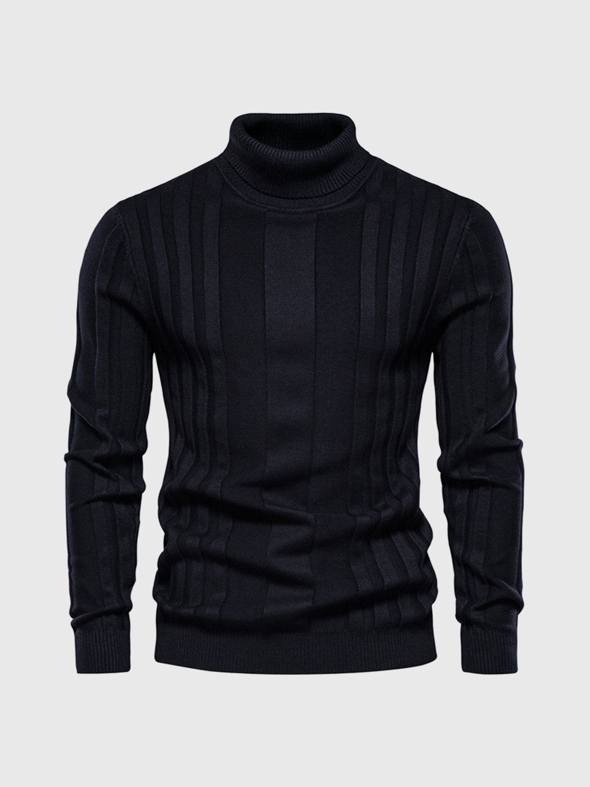 Mustafa – Gestreifter Rollkragenpullover für Herren