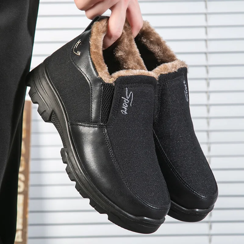 Bertold - Warme Herren Winterschuhe mit Fleecefutter