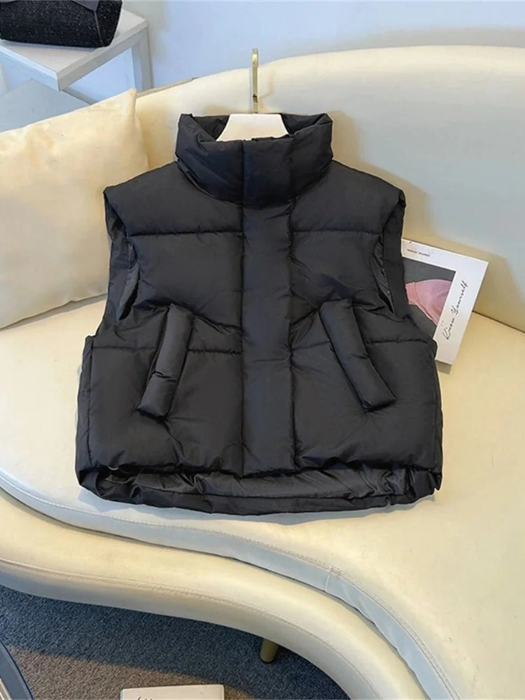 Elina - Moderne Damen Winterjacke Glänzende Oberfläche