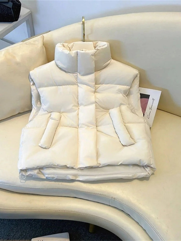 Elina - Moderne Damen Winterjacke Glänzende Oberfläche