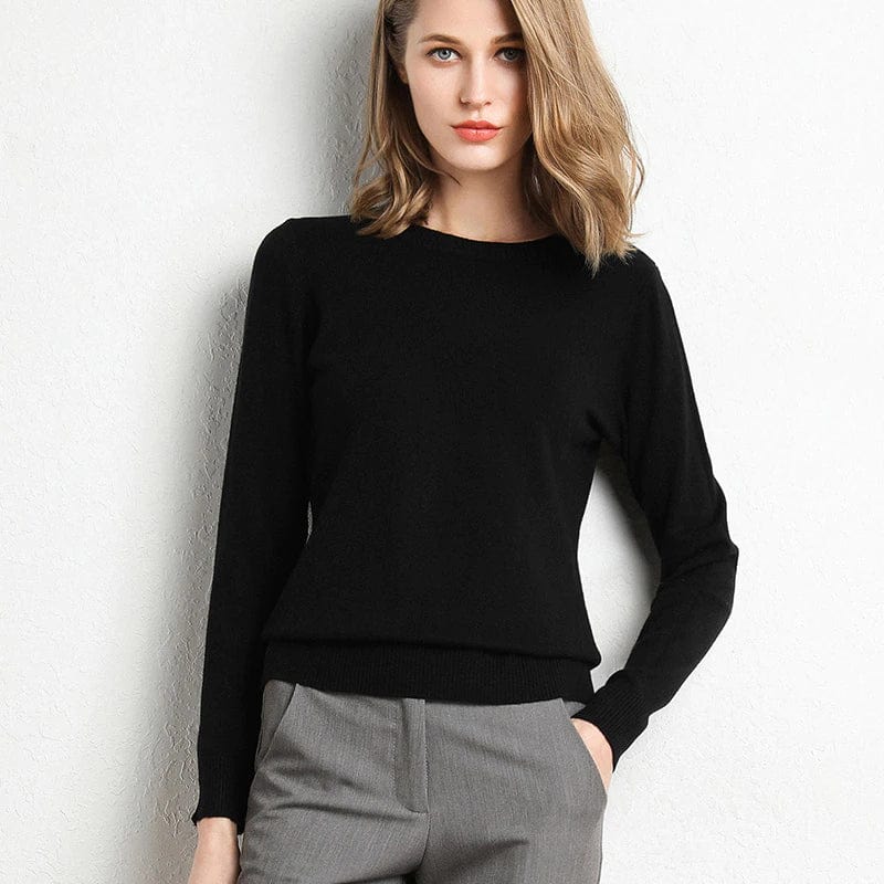 Dalia – Klassischer Pullover mit Rundhalsausschnitt