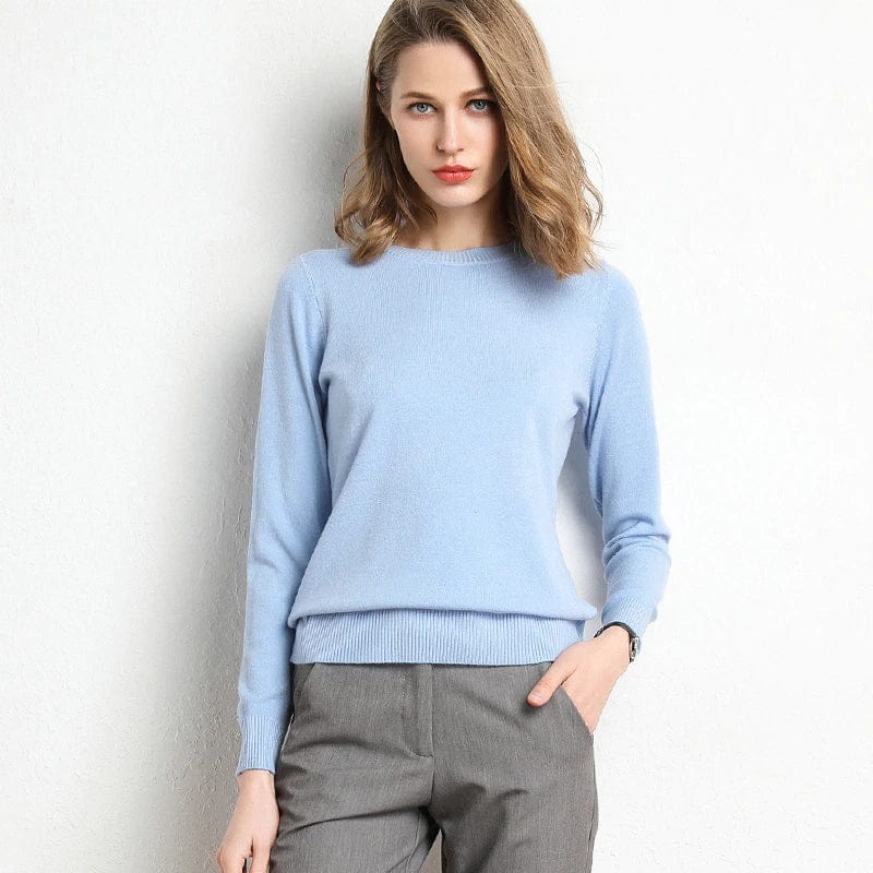 Dalia – Klassischer Pullover mit Rundhalsausschnitt