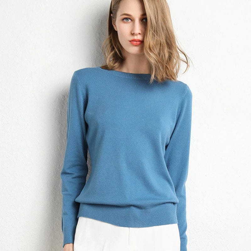 Dalia – Klassischer Pullover mit Rundhalsausschnitt