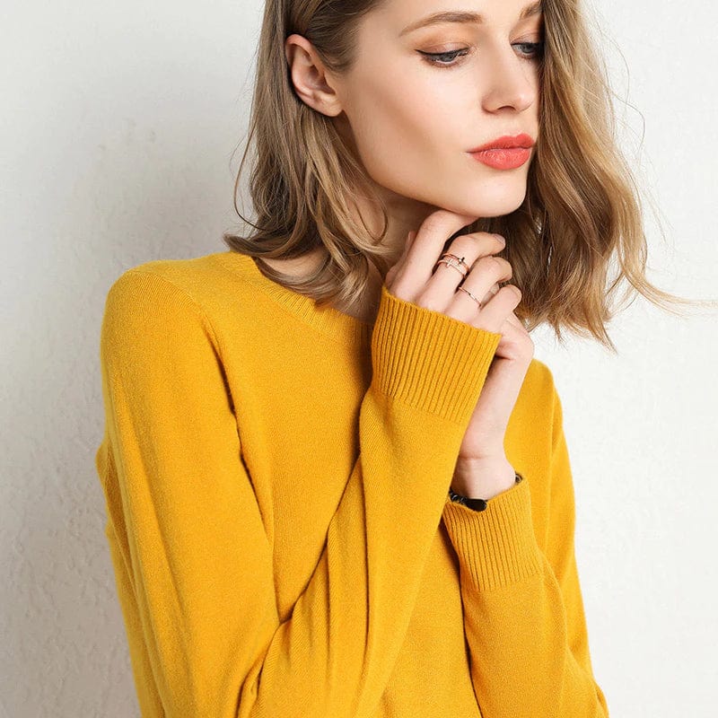 Dalia – Klassischer Pullover mit Rundhalsausschnitt