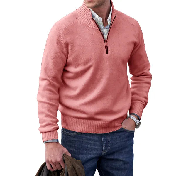 Florian – Warmer Zipper-Pullover Herren Winter