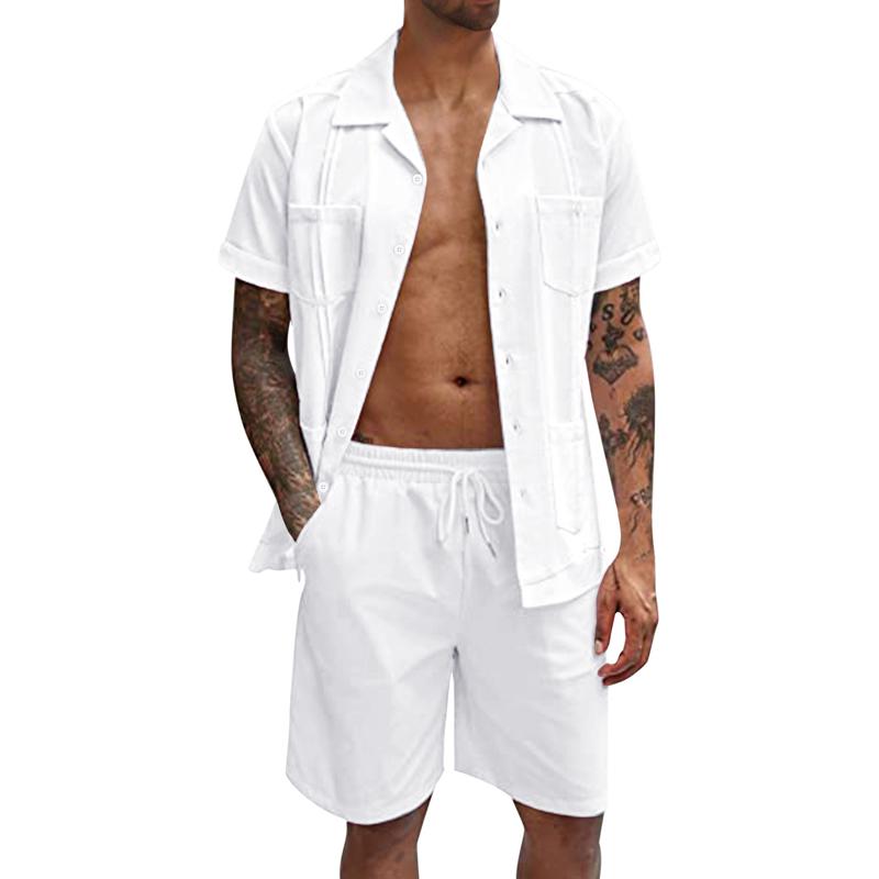 Benedict - Sommer Set: Hemd & Shorts für Herren