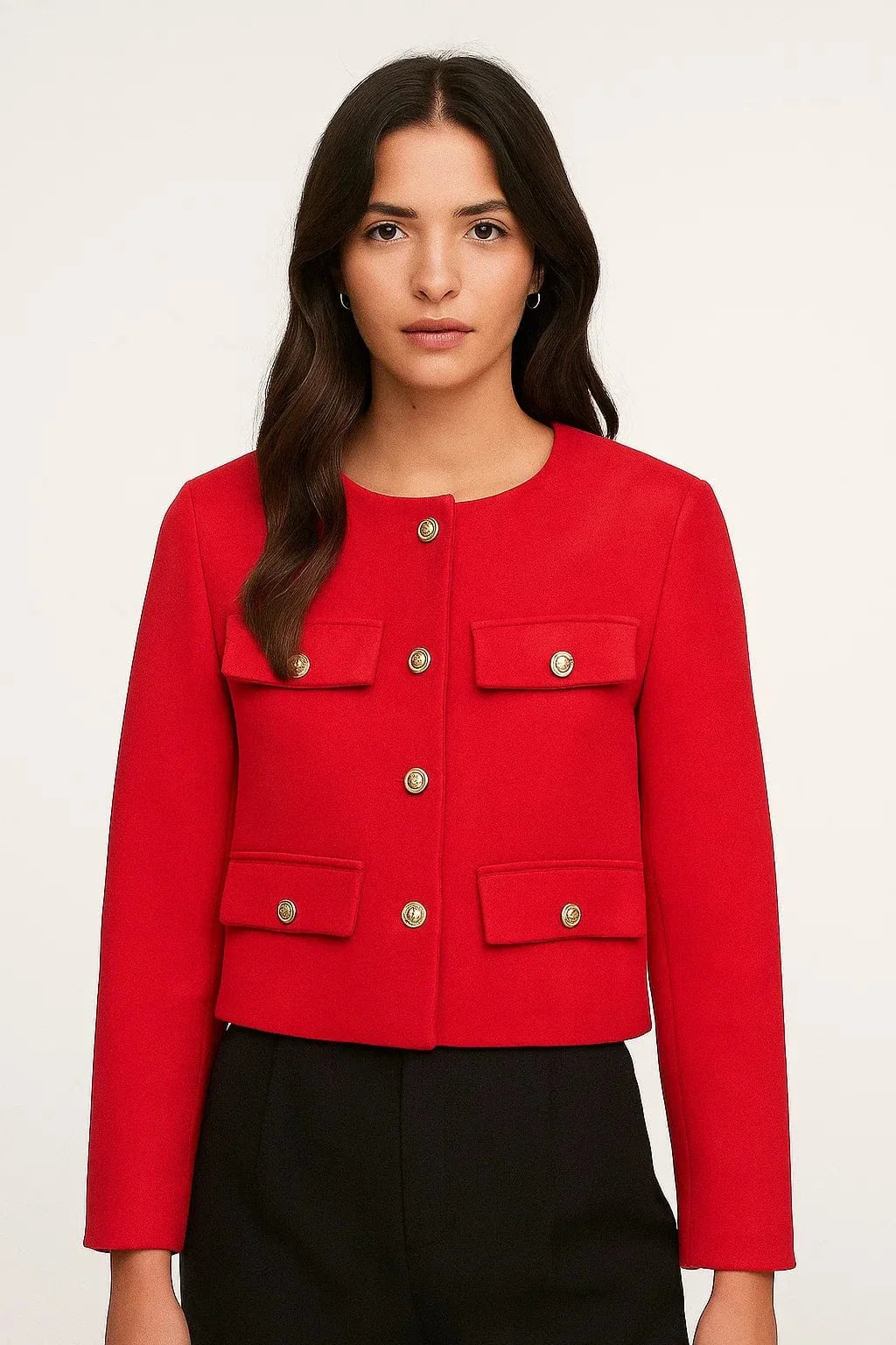Lydia - Eleganter Tweedblazer Damen Tailliert
