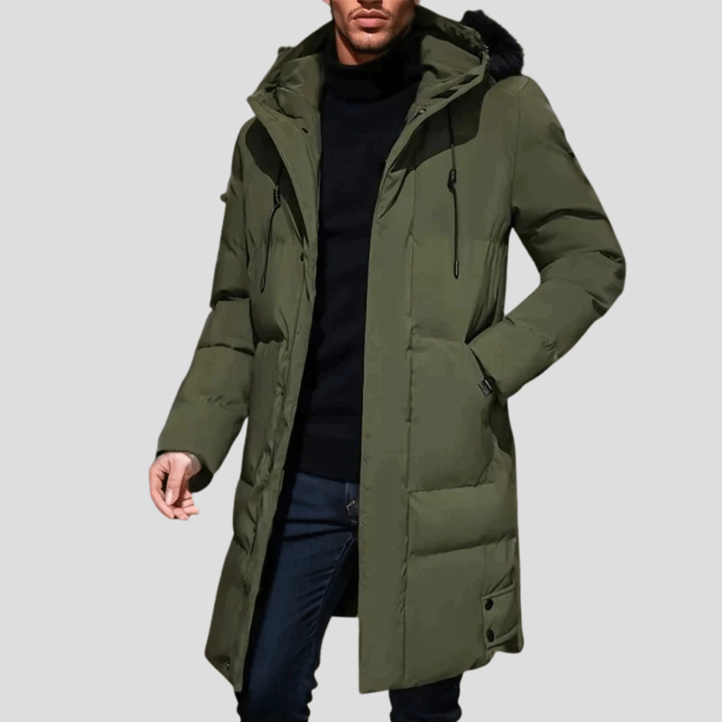 Lex - Eleganter Herrenparka Lang Wasserabweisend Winter