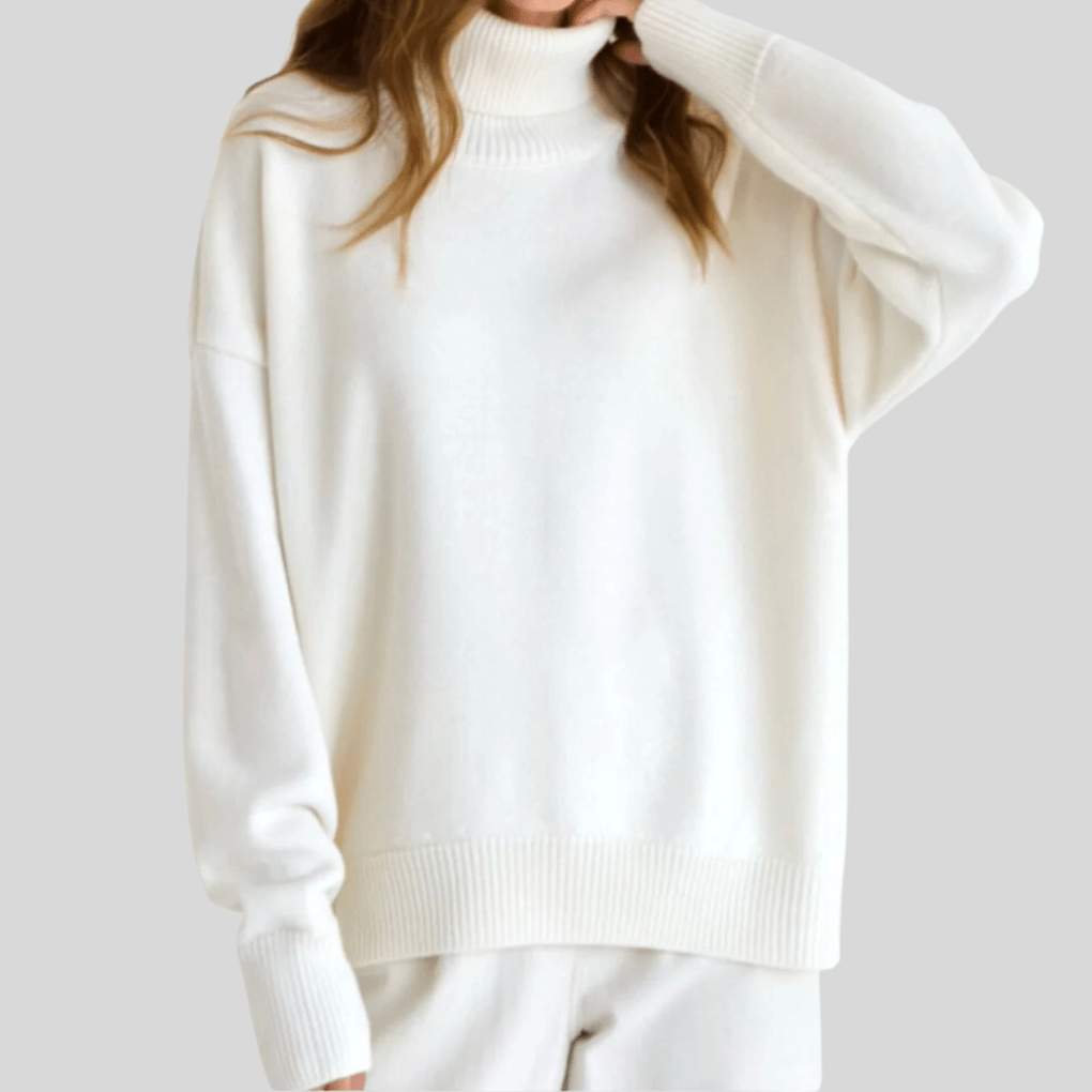 Larissa - Eleganter Damenpullover Baumwolle Winter
