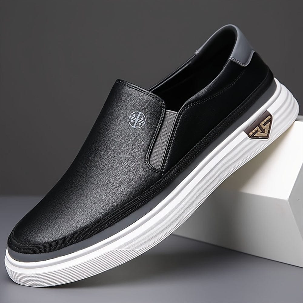 Lennie - Elegante Chelsea Slipper Herren Vollnarbenleder