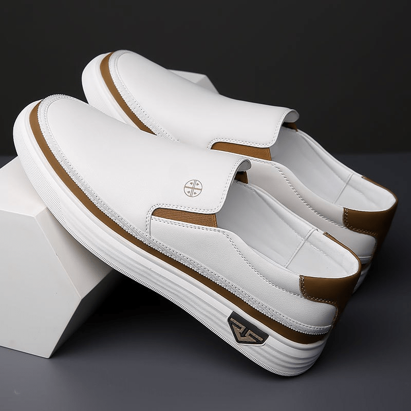 Lennie - Elegante Chelsea Slipper Herren Vollnarbenleder