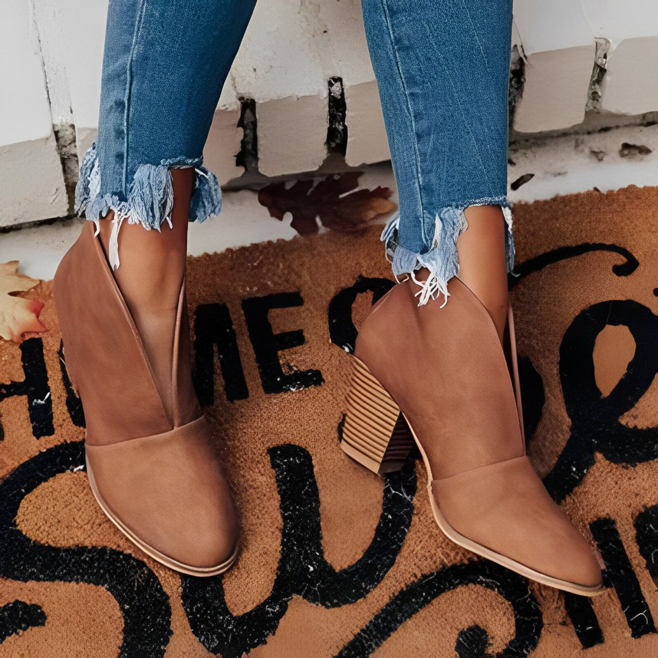 Celestine - Stiefelette mit trendigem Blockabsatz