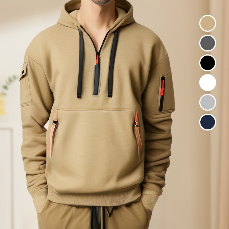 Till - Hoodie Halber Reißverschluss Bequem Warm Trendig