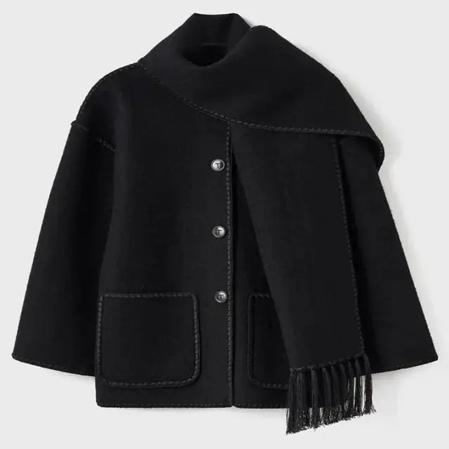 Regina - Damen Winter Jacke Schalkragen Warm