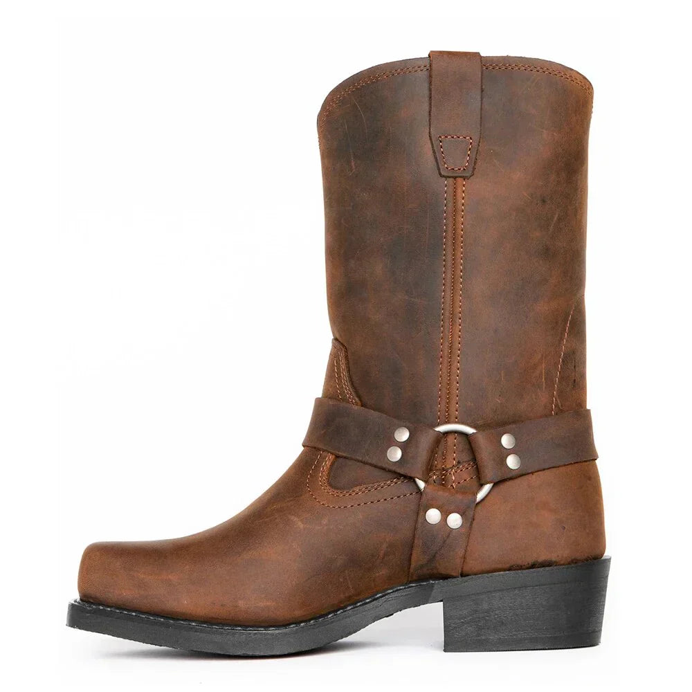 Sanja - Cowboy Stiefel Leder Stylisch Bequem