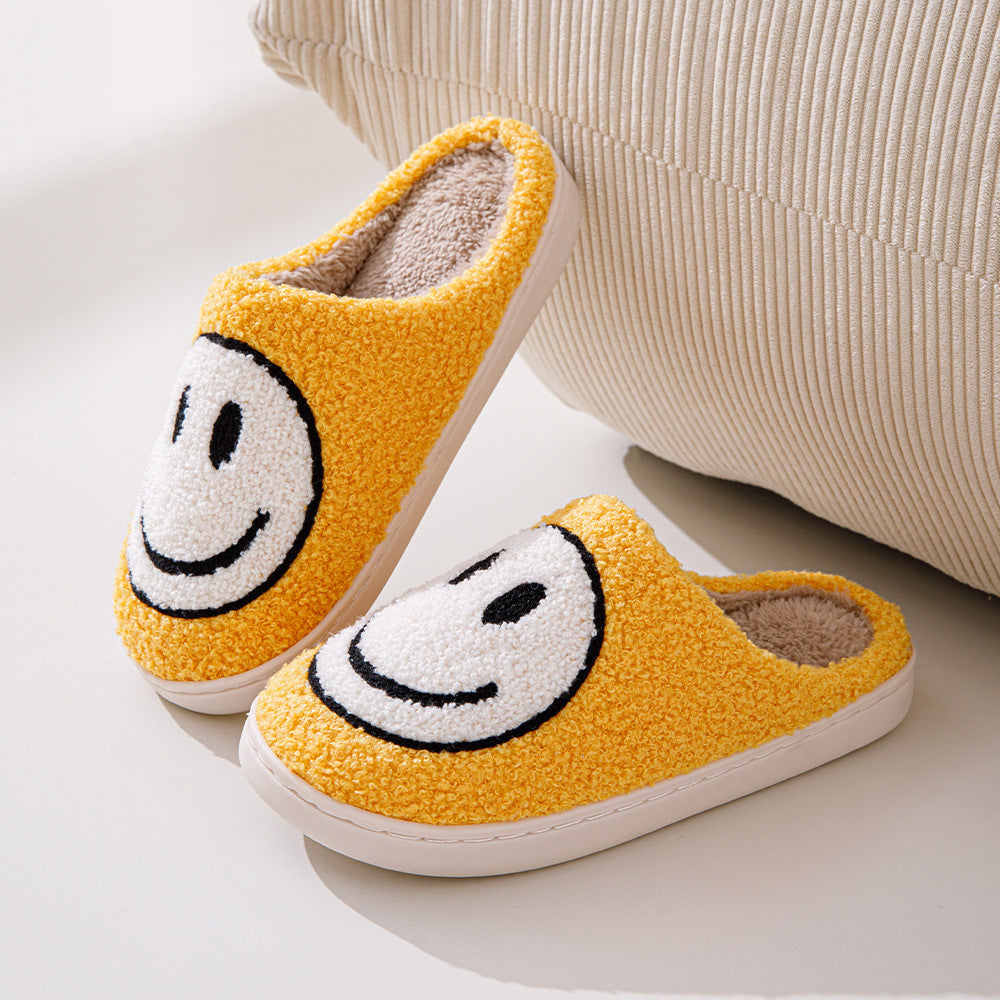 Samira – Warme Pantoffeln Mit Smiley-Muster